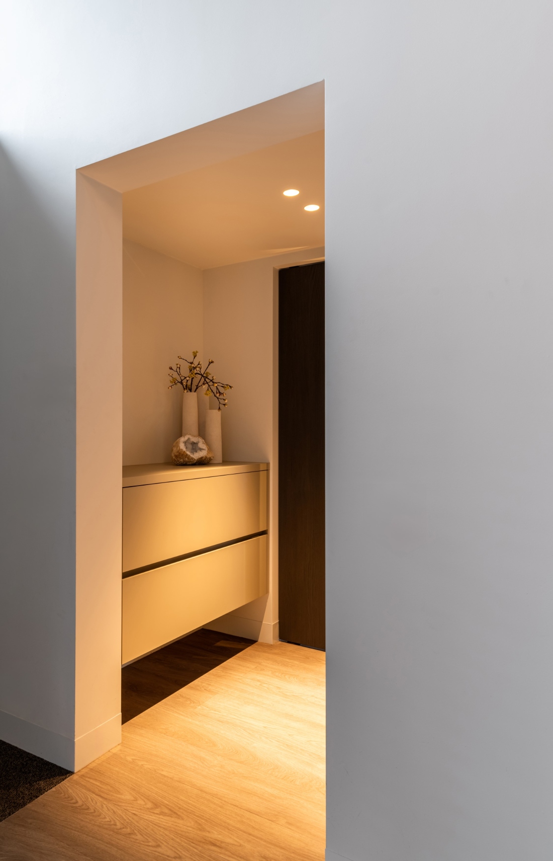 Maatwerk dressoir in hal