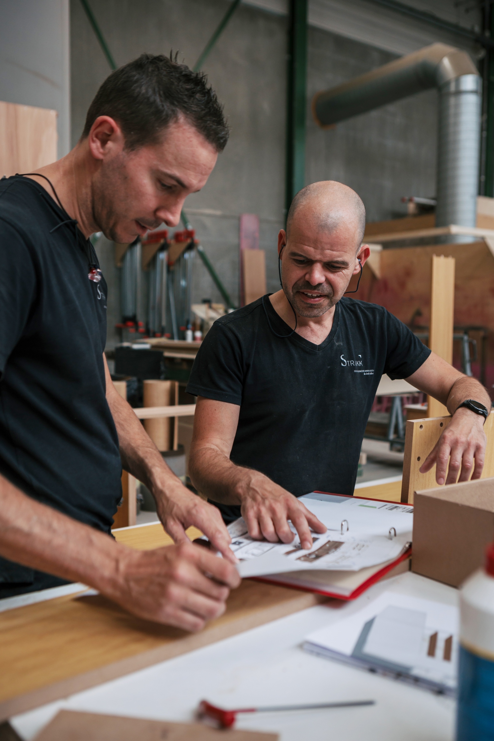 Productie strakk interieurbouw, onze studio