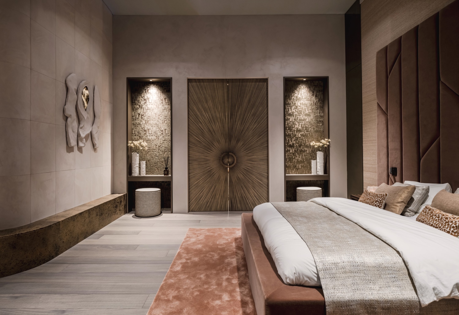 Exclusieve maatwerk deur, designer deur, deuren op de excellent beurs, strakk interieurbouw