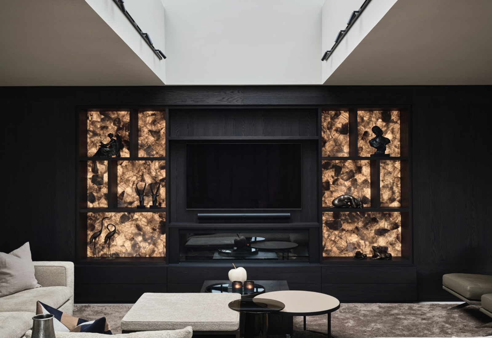 woonkamer, strakk interieurbouw