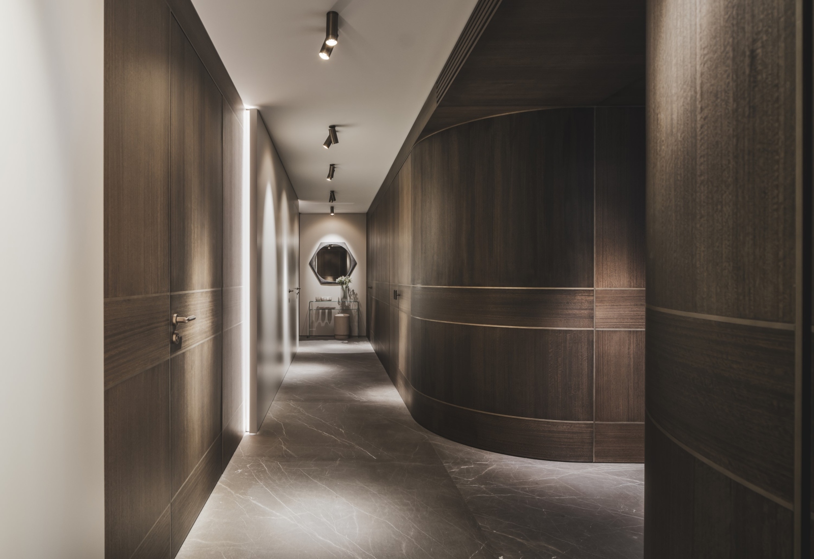 Interieurbouw, moderne gang, maatwerk